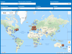 Global Certification Quickfinder & Green Travel Maps for SDG12