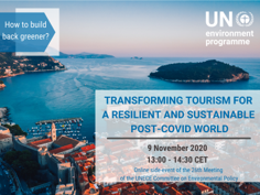 EVENT SUMMARY: Transforming Tourism for a resilient and sustainable post COVID world