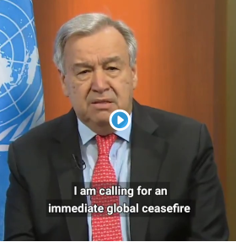 UN: calling for global ceasefire