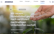 AMADEUS identifies sustainably certified accommodations